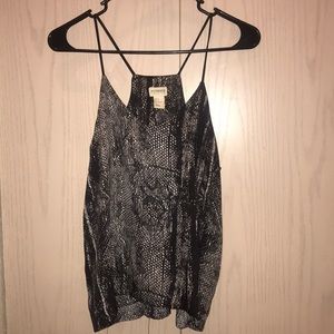 Silk Snake print top